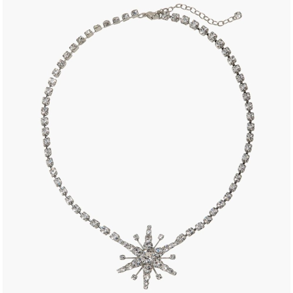 Bohemian Star Rhinestone Necklace Choker Jewelry for Women Tennis Chain Choker - Picture 4 of 5